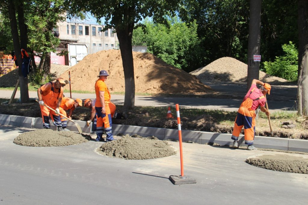 автодорожные работы на улице Багратиона, июнь 2019 г (4)