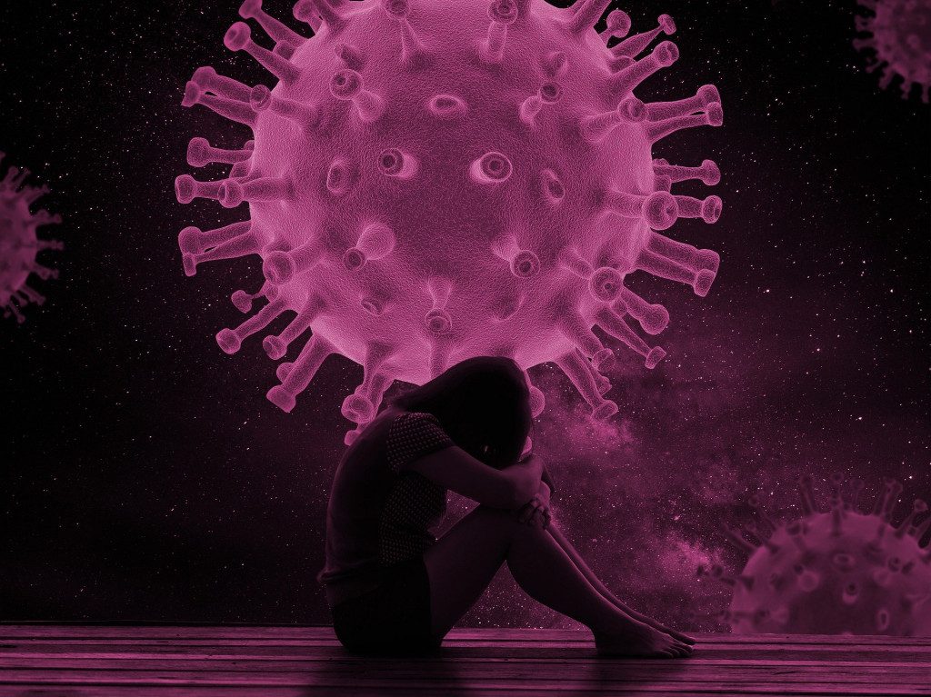 коронавирус, COVID-19, самоизоляция, девушка