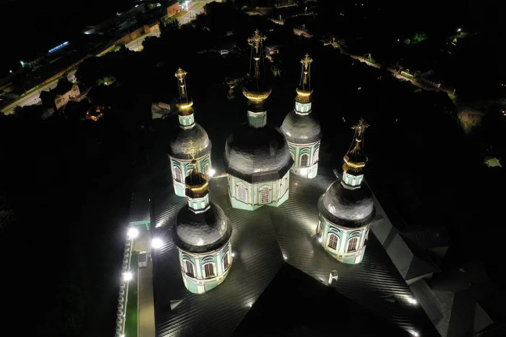 светодиодное освещение Успенского собора_2 (фото «Световые Технологии ЭСКО»)