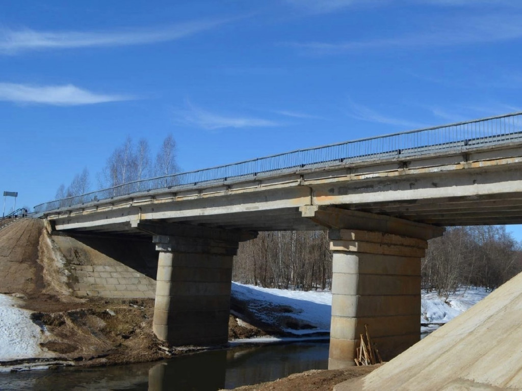мост через реку Ворю, Тёмкинский район (фото Смоленскавтодора)