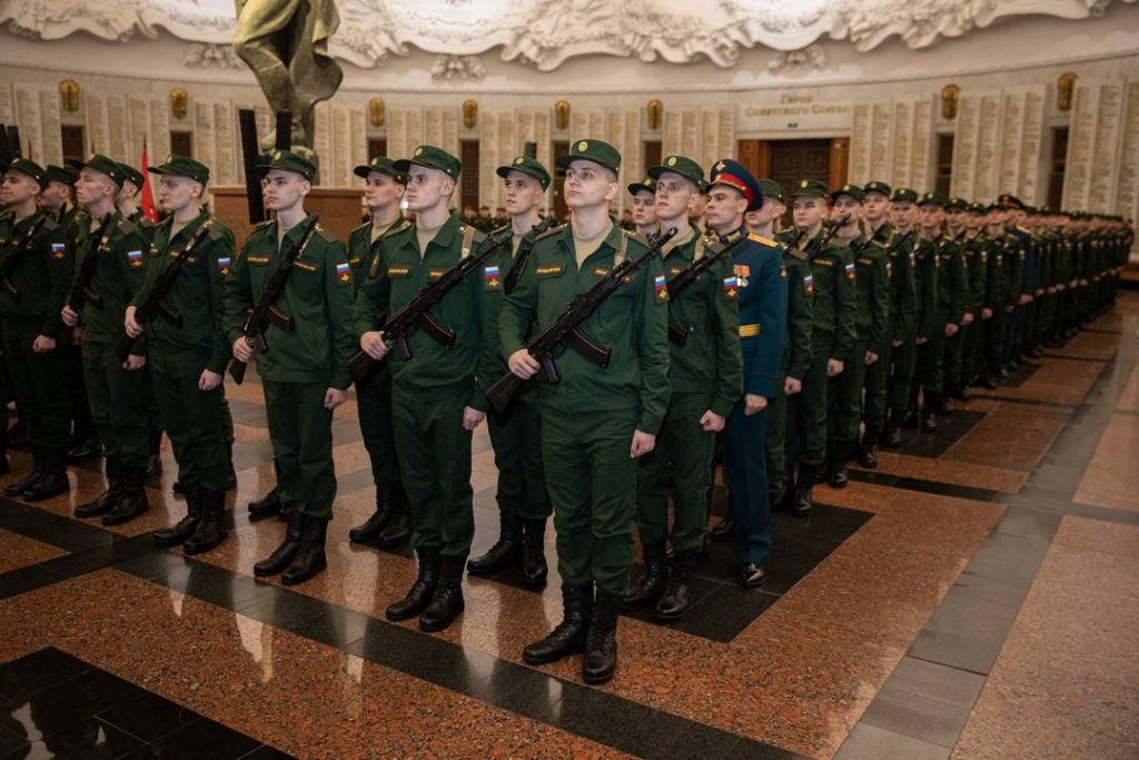 присяга Преображенского полка 9.12.2022 в Музее Победы