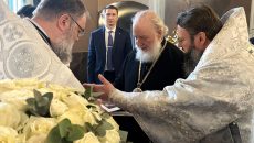 Состоялась встреча Патриарха Кирилла с главой Смоленской митрополии Исидором