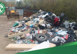 Жители Смоленска организовали гигантскую незаконную свалку мусора
