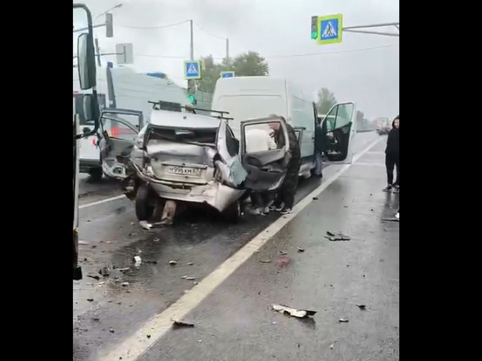 массовое ДТП, 321 км Р120, Лада Калина, Починковский район