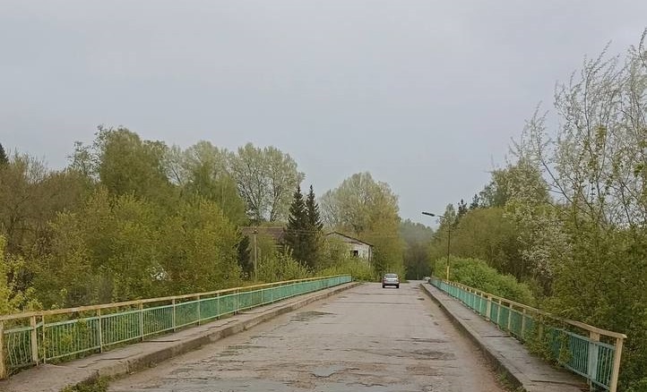 мост в селе Каспля