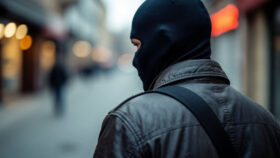 грабитель преступник