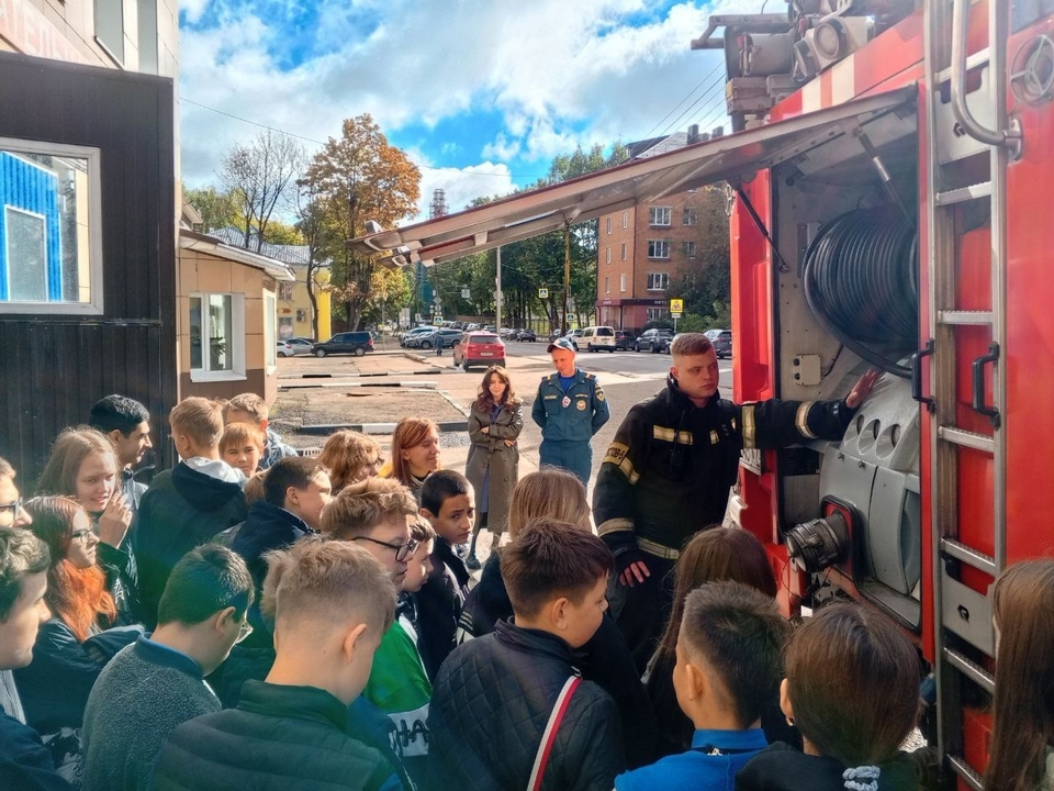 Билет в будущее, профориентация, школьники, 5-я пожарная часть Смоленска