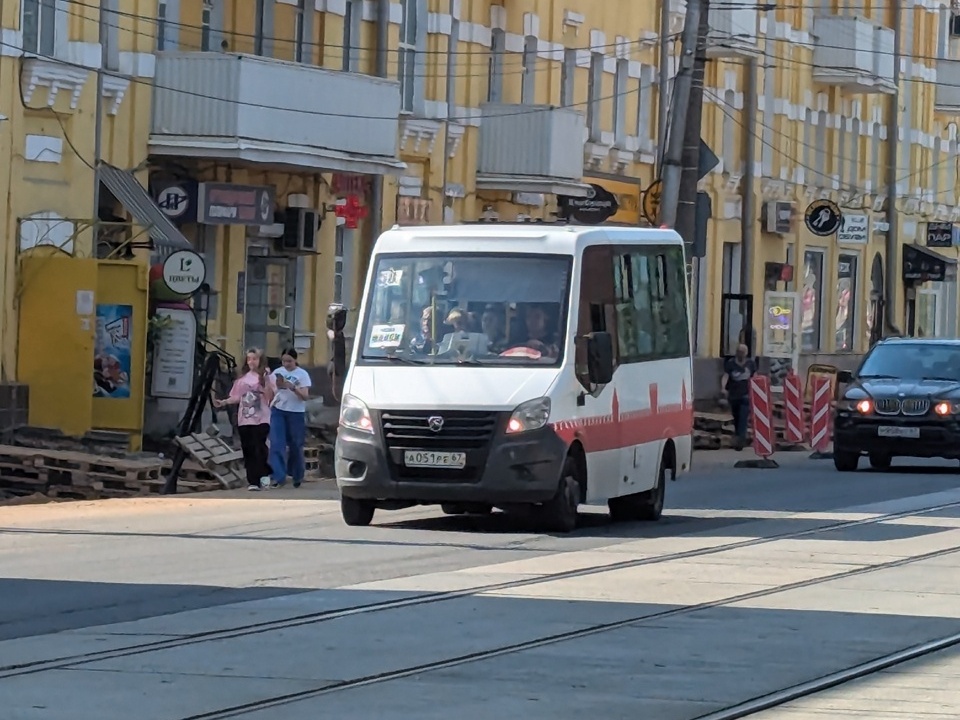 маршрутка 58 на Тенишевой, фото smolensk-i