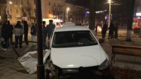 Авария на перекрёстке улиц Максима Горького и Гагарина в Ярцеве