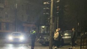 Авария на перекрёстке улиц Максима Горького и Гагарина в Ярцеве