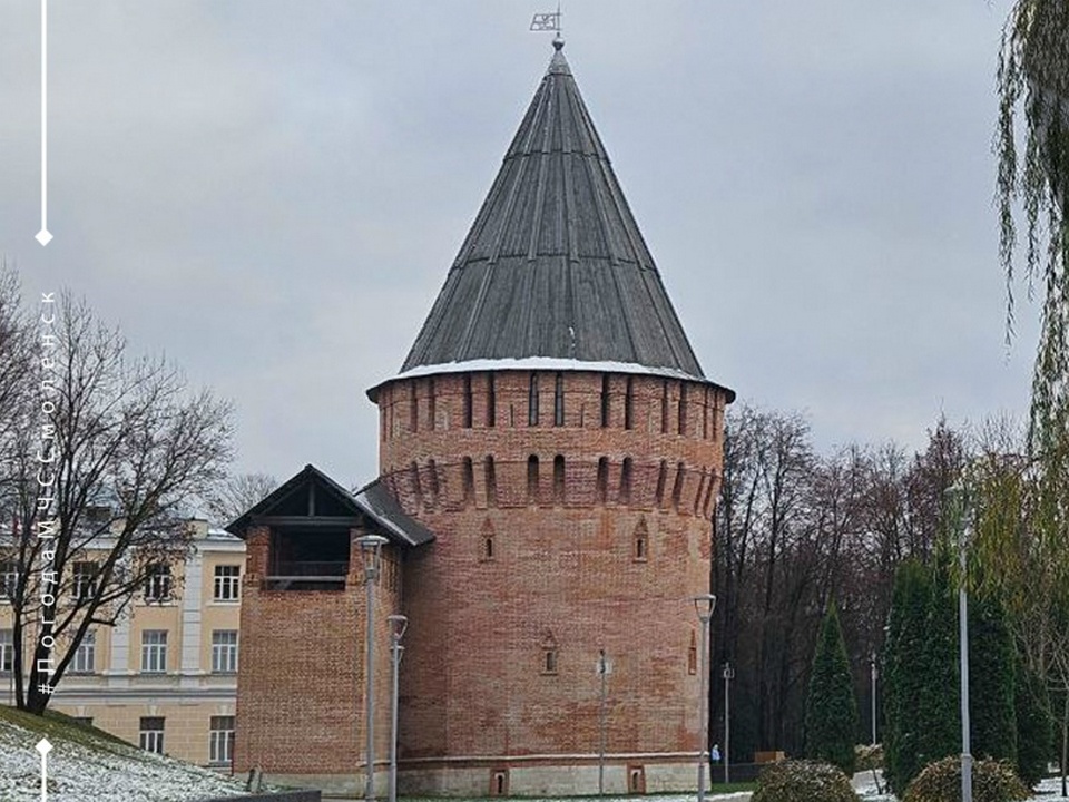 башня Громовая, поздняя осень, ноябрь, заморозки