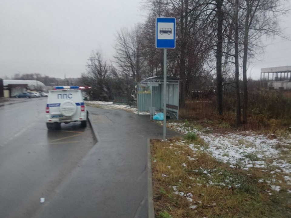 ППС, труп на остановке на Лавочкина