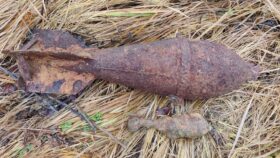 Авиабомба и миномётная мина