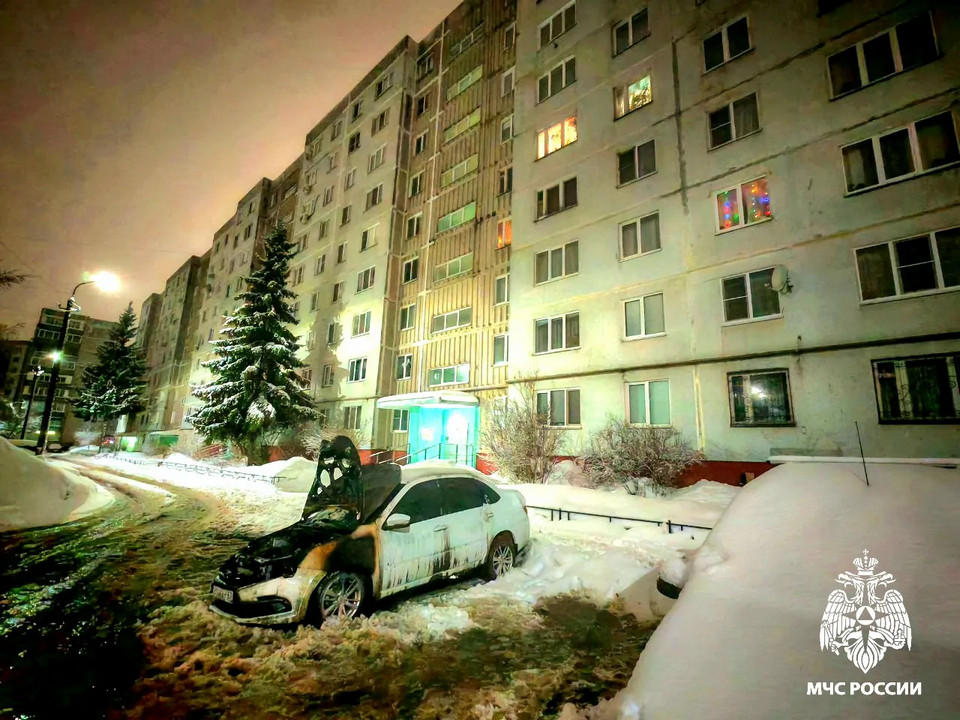 автопожар на П. Алексеева