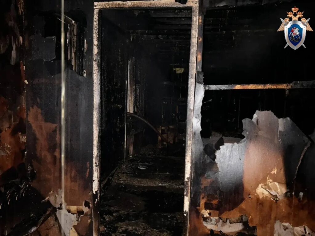 пожар рославль