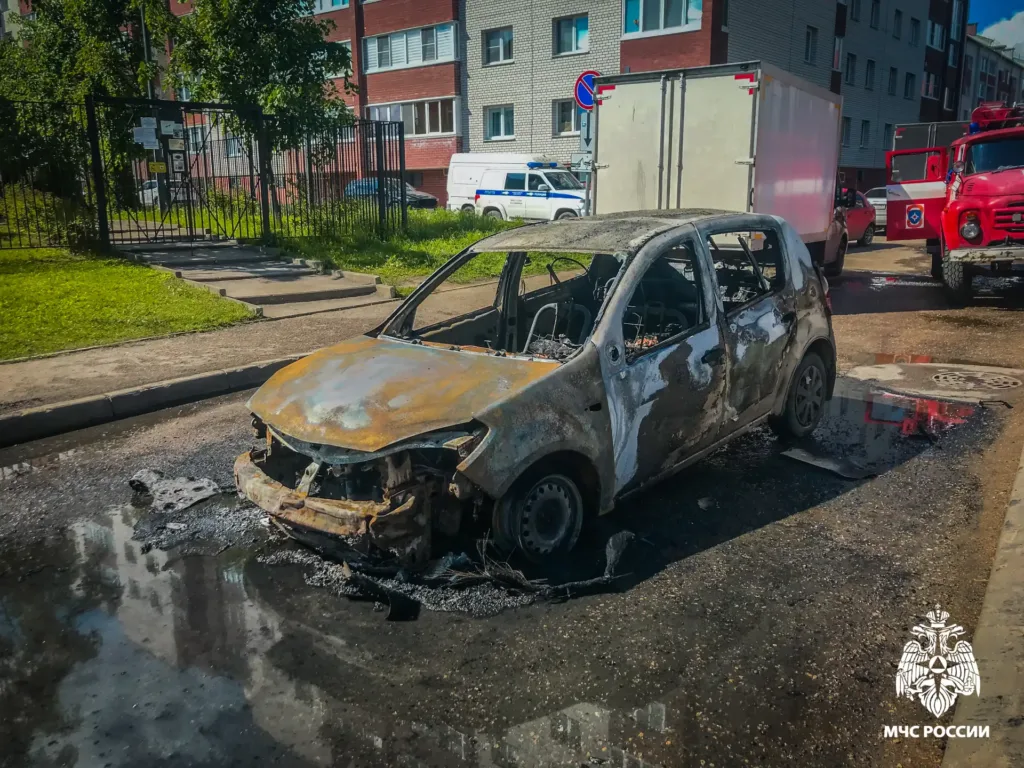 автопожар соловьиная роща
