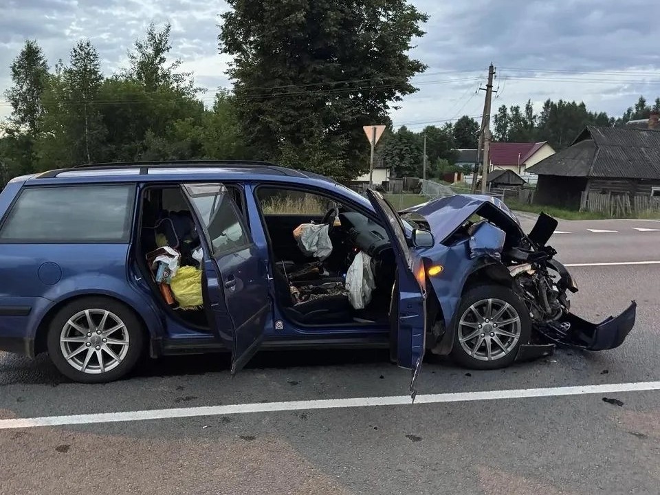 смертельное ДТП 14.7.2026, Volkswagen Passat, 353 км А-130, Рославльский округ, фото ГАИ