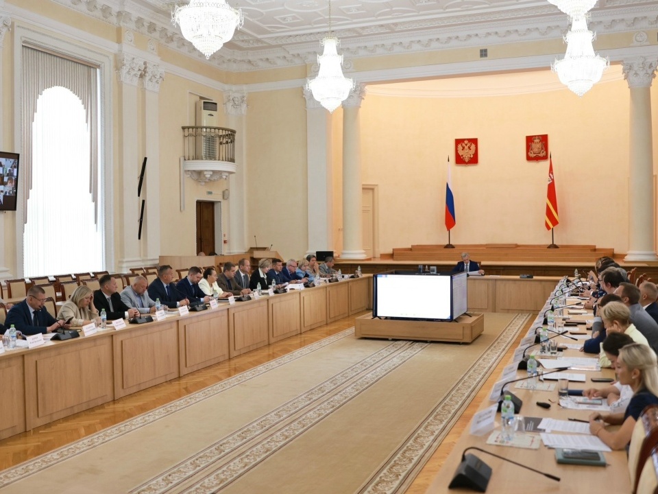 заседание правительства области по подготовке к новому учебному году
