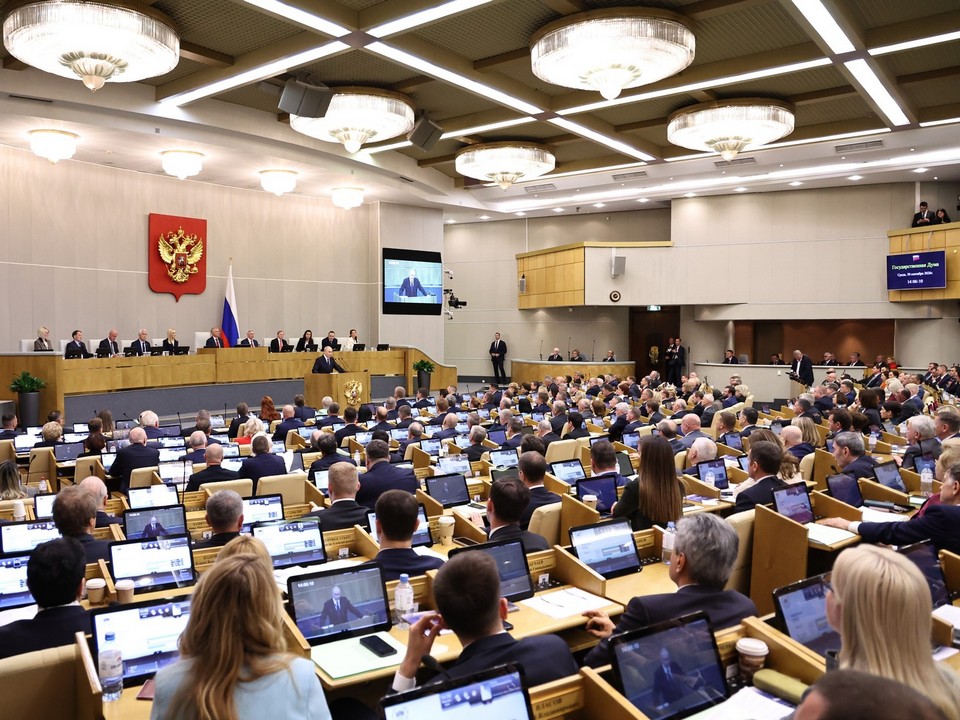 выступление Путина на первом пленарном заседании ГД IX созыва, фото kremlin.ru
